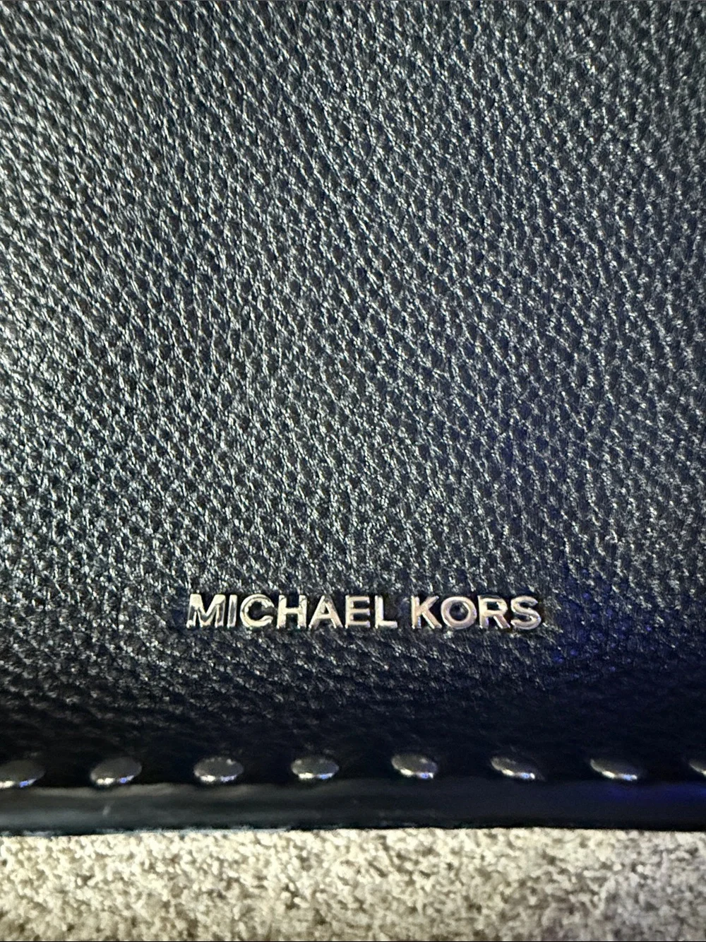 Michael Kors Black Leather Shoulder Bag